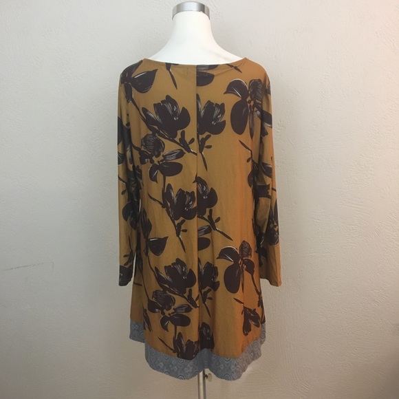 SALE R&B Collections Yellow & Black Shirt Dress XL - Picture 7 of 12